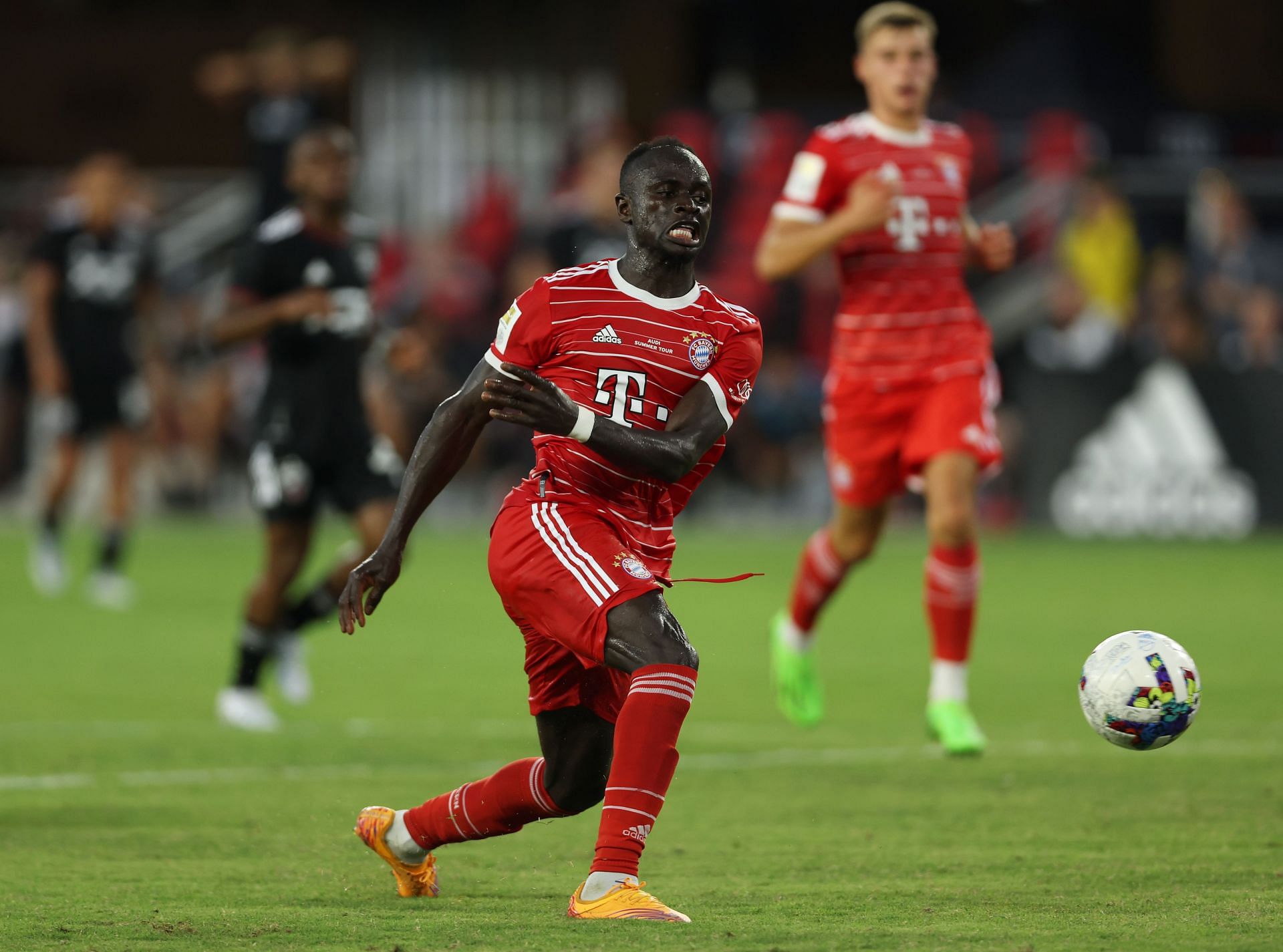 The winger is already off to work with the Bavarians